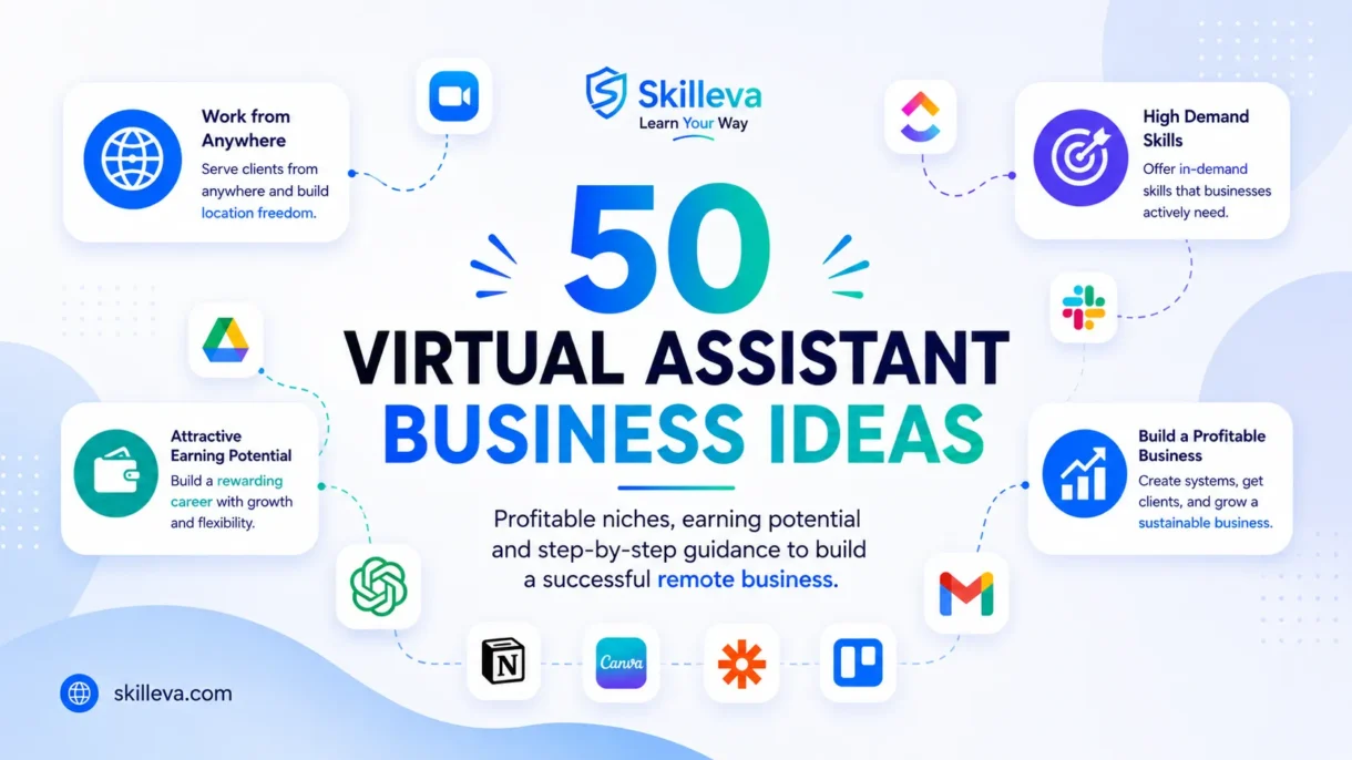 50 Virtual Assistant Business Ideas for Beginners and Experienced VAs