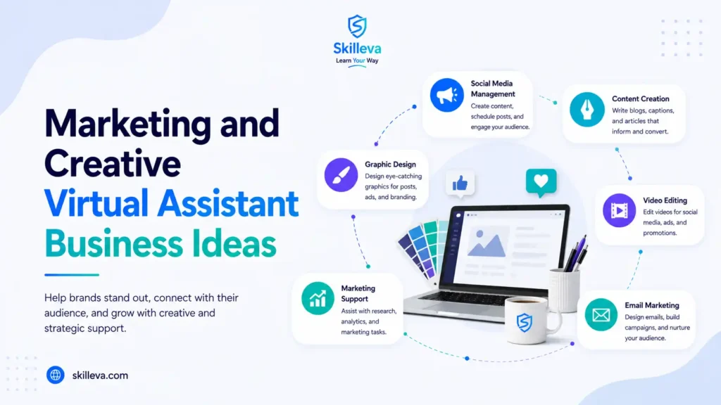 Marketing and Creative Virtual Assistant Business Ideas